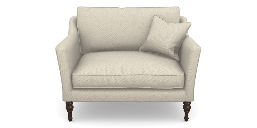 Product photograph of Brunel Snuggler In House Linen 1 - Natural from Sofas and Stuff Limited