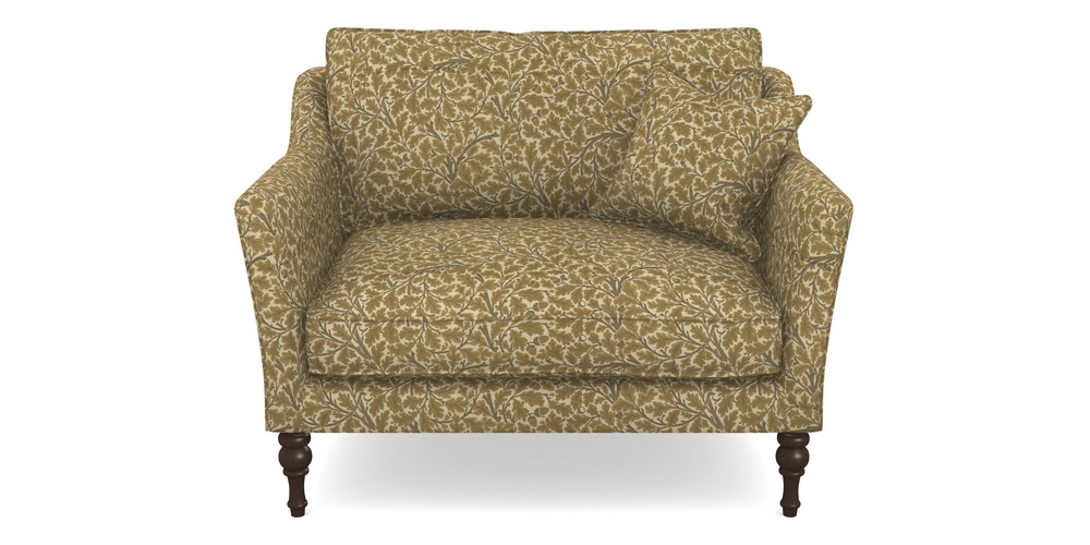 Product photograph of Brunel Snuggler In V A Drawn From Nature Collection - Oak Tree - Gold from Sofas and Stuff Limited