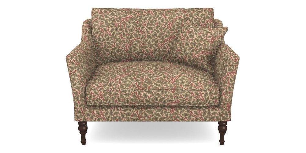 Product photograph of Brunel Snuggler In V A Drawn From Nature Collection - Oak Tree - Red from Sofas and Stuff Limited