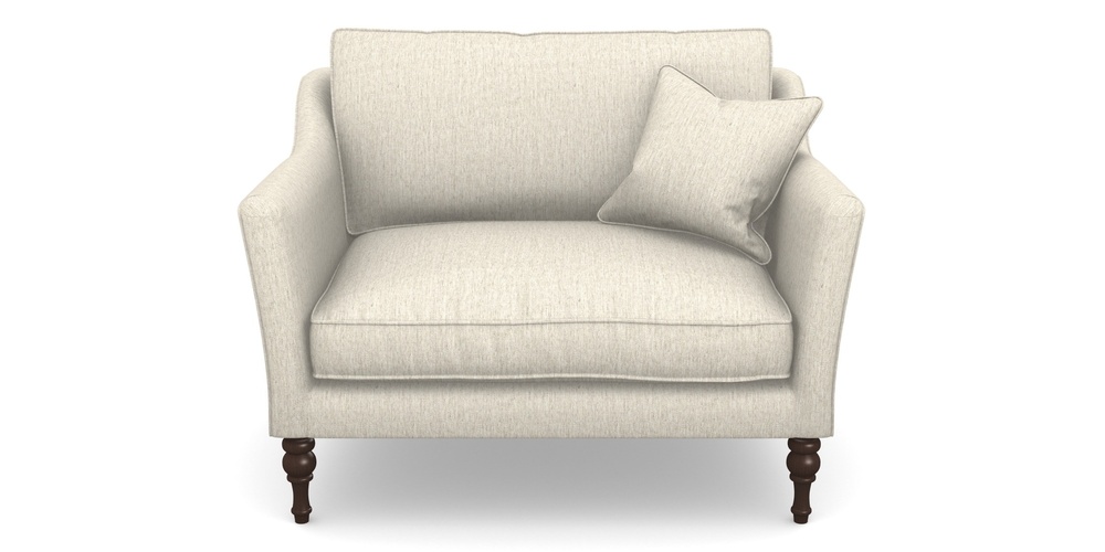 Product photograph of Brunel Snuggler In Smart Plain - Natural from Sofas and Stuff Limited