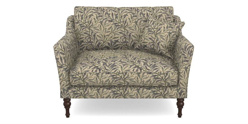 Product photograph of Brunel Snuggler In V A Drawn From Nature - Willow Bough Large - Duck Egg from Sofas and Stuff Limited