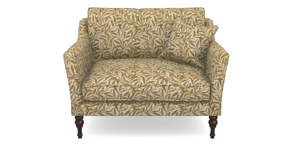 Product photograph of Brunel Snuggler In V A Drawn From Nature - Willow Bough Large - Gold from Sofas and Stuff Limited