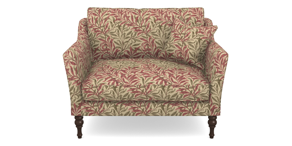 Product photograph of Brunel Snuggler In V A Drawn From Nature - Willow Bough Large - Red from Sofas and Stuff Limited