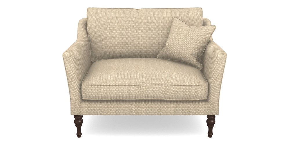 Product photograph of Brunel Snuggler In Cloth 22 Weaves - White Sands Linen - Chalk from Sofas and Stuff Limited