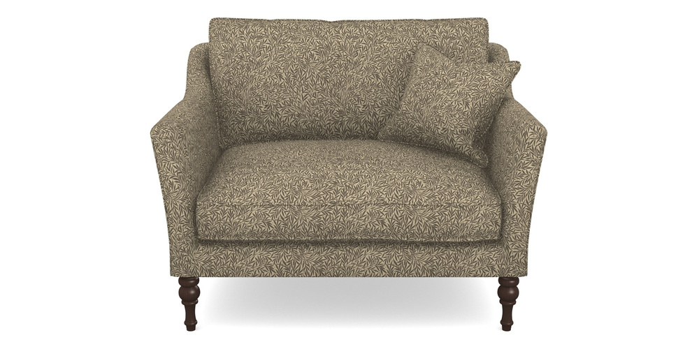 Product photograph of Brunel Snuggler In V A Drawn From Nature Collection - Willow - Brown from Sofas and Stuff Limited
