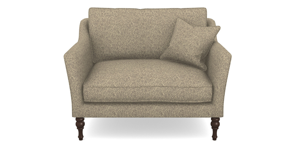 Product photograph of Brunel Snuggler In V A Drawn From Nature Collection - Willow - Grey from Sofas and Stuff Limited