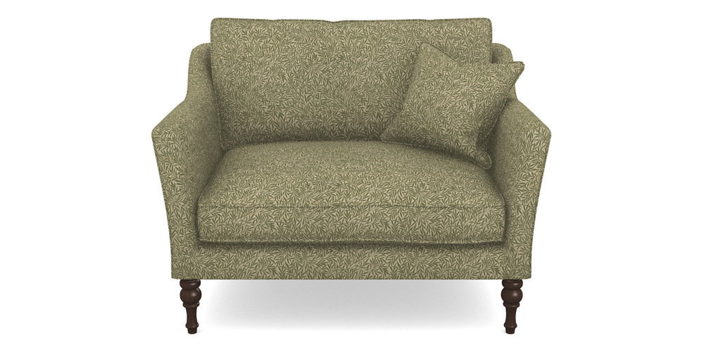 Product photograph of Brunel Snuggler In V A Drawn From Nature Collection - Willow - Light Green from Sofas and Stuff Limited