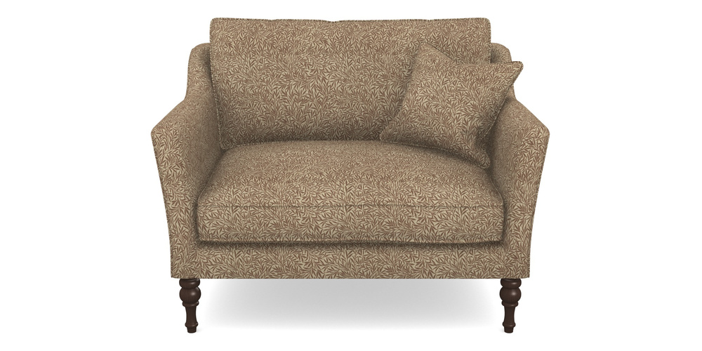Product photograph of Brunel Snuggler In V A Drawn From Nature Collection - Willow - Terracotta from Sofas and Stuff Limited