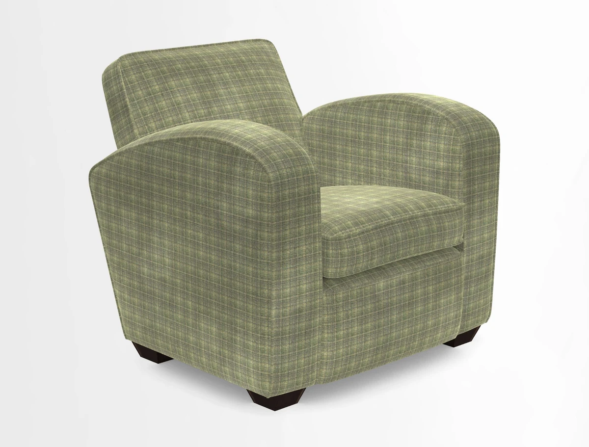 Montmartre Chair in V&A Brompton Collection Ikat Morning Blue