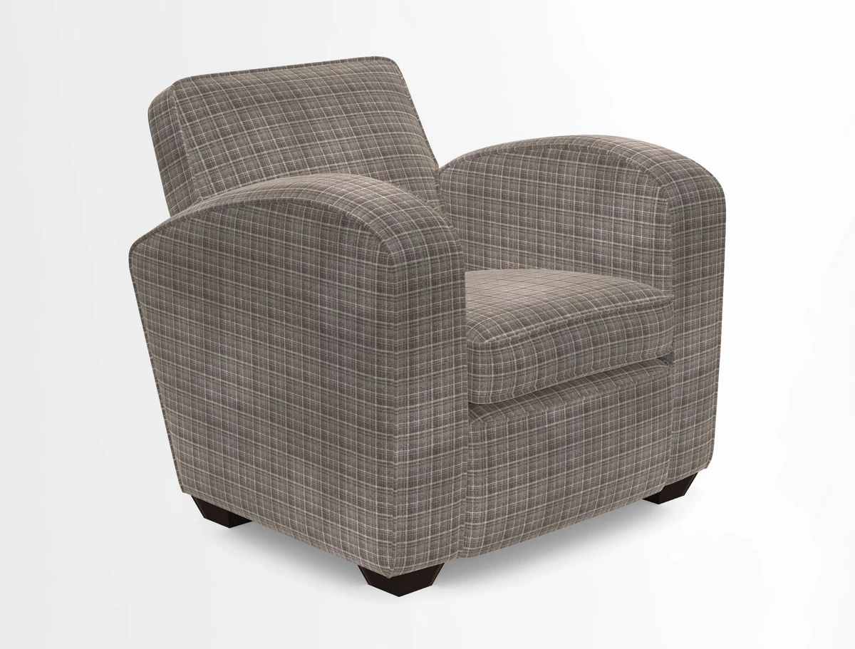 Montmartre Chair in V&A Brompton Collection Ikat Morning Blue