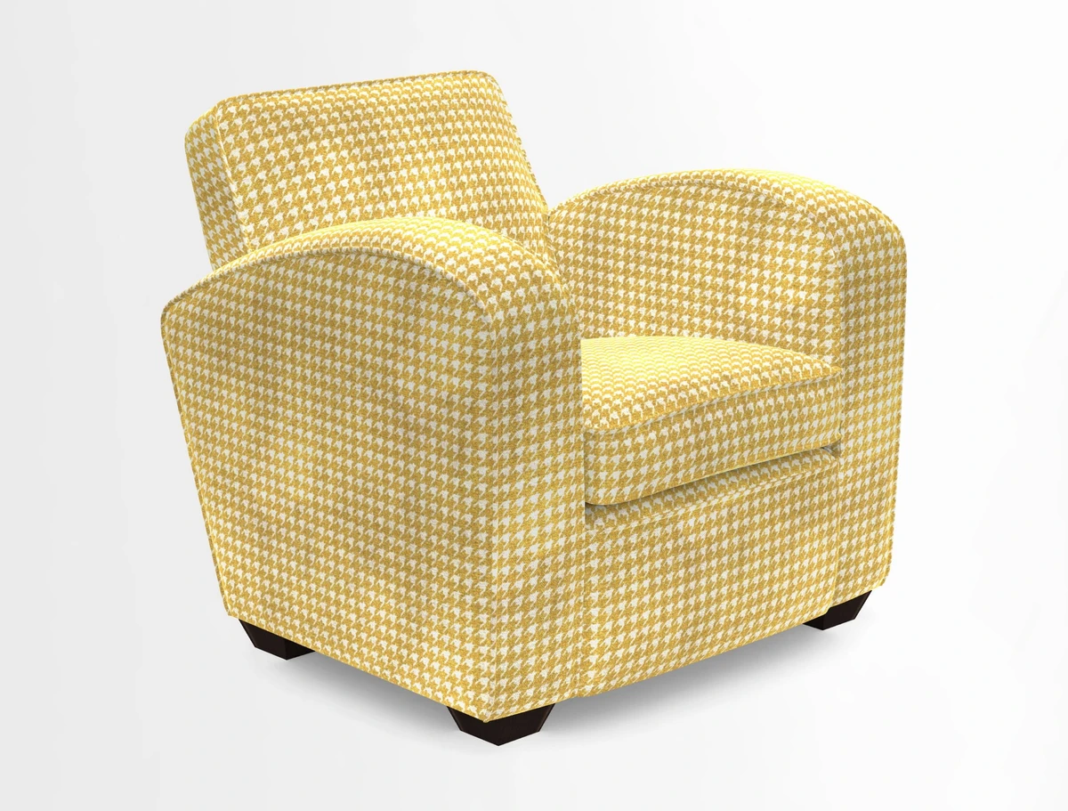 Montmartre Chair in V&A Brompton Collection Ikat Morning Blue