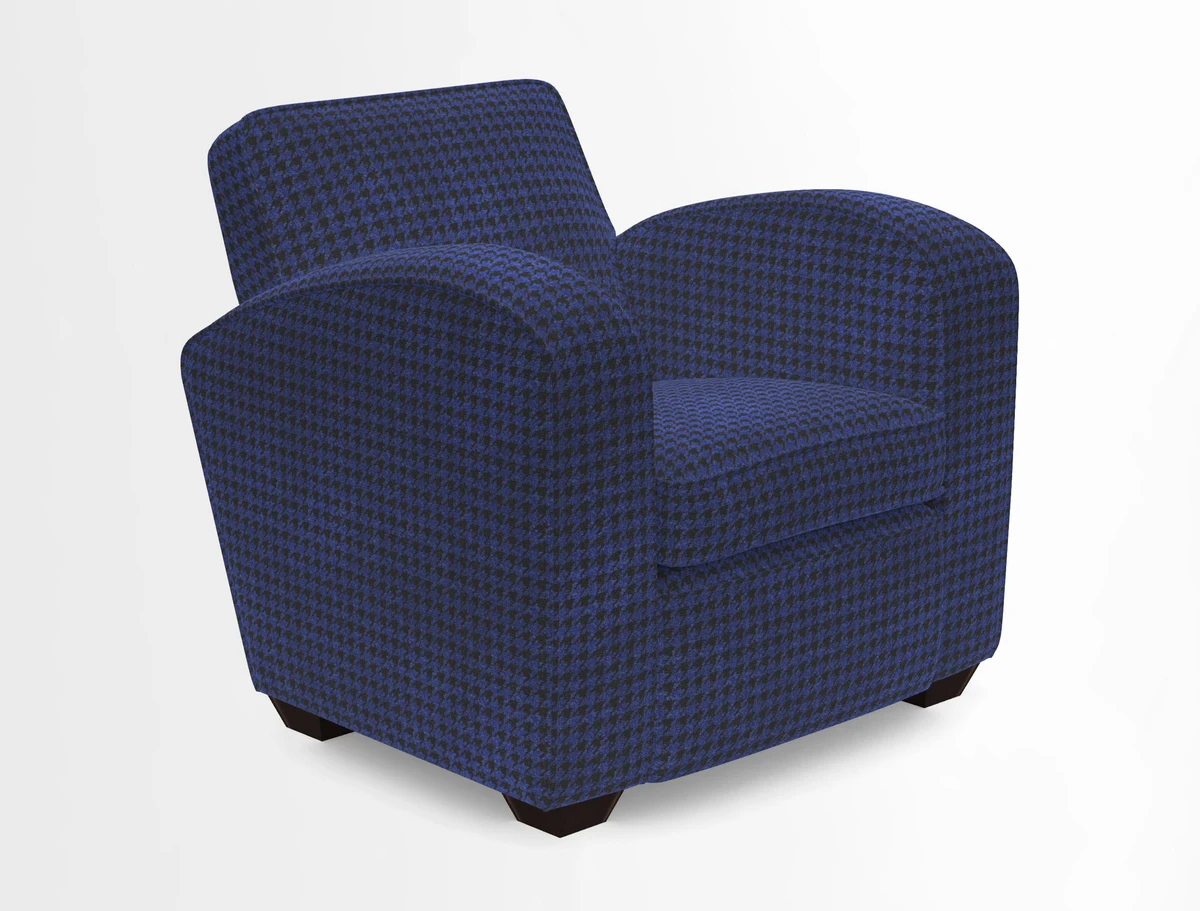 Montmartre Chair in V&A Brompton Collection Ikat Morning Blue