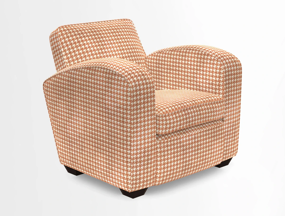 Montmartre Chair in V&A Brompton Collection Ikat Morning Blue
