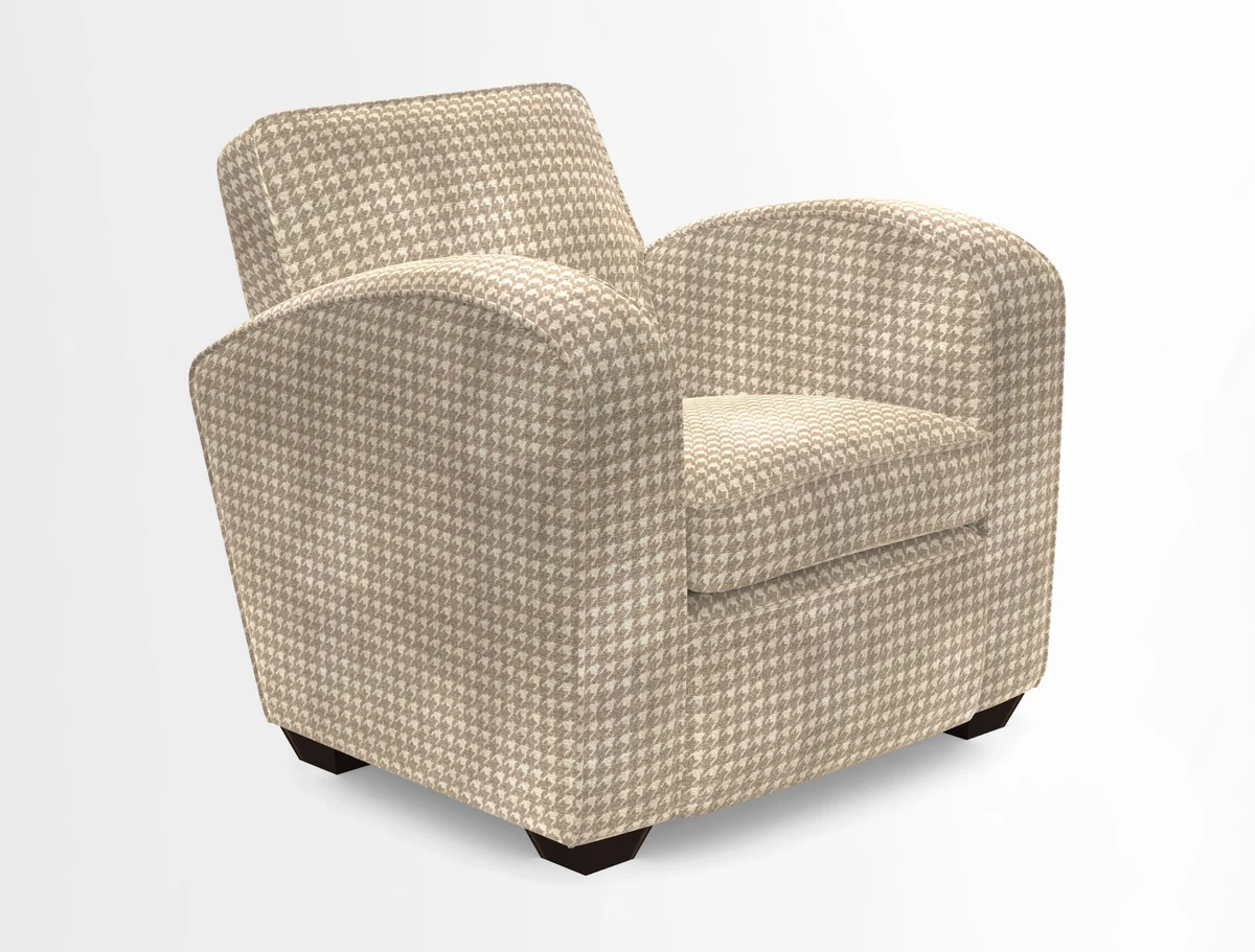 Montmartre Chair in V&A Brompton Collection Ikat Morning Blue