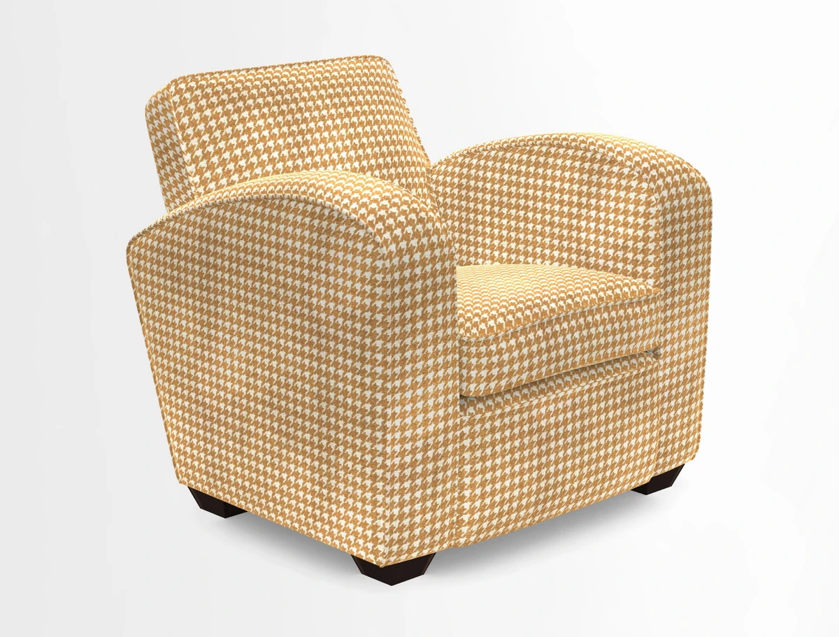 Montmartre Chair in V&A Brompton Collection Ikat Morning Blue