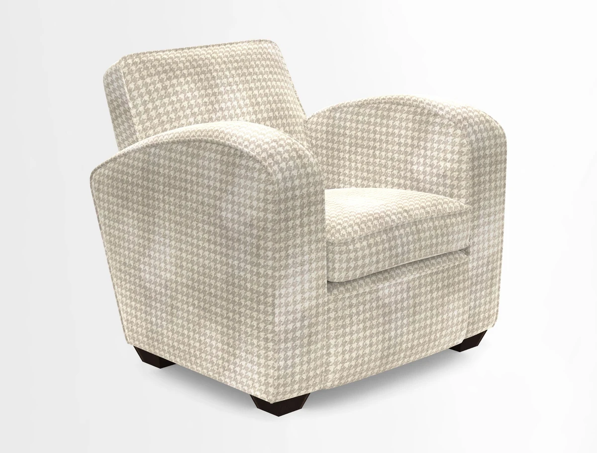 Montmartre Chair in V&A Brompton Collection Ikat Morning Blue