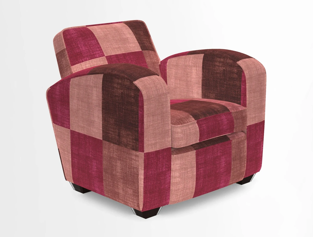 Montmartre Chair in V&A Brompton Collection Ikat Morning Blue