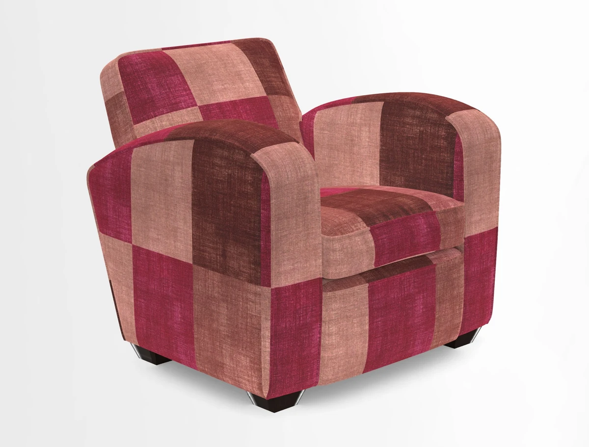 Montmartre Chair in V&A Brompton Collection Ikat Morning Blue