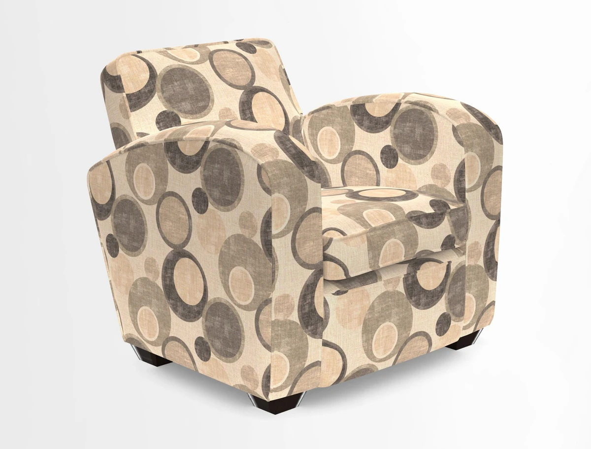 Montmartre Chair in V&A Brompton Collection Ikat Morning Blue