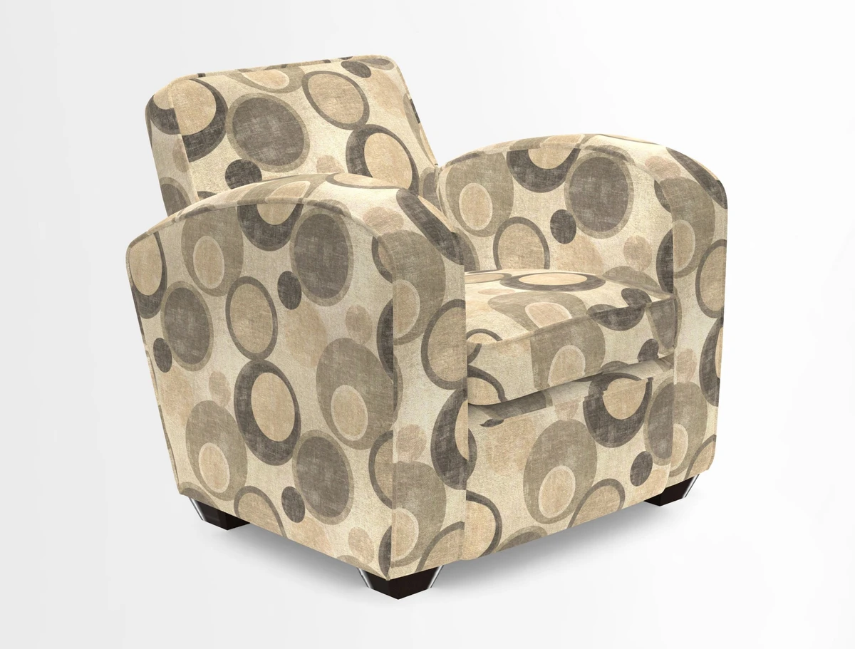 Montmartre Chair in V&A Brompton Collection Ikat Morning Blue