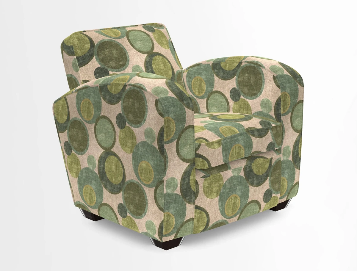 Montmartre Chair in V&A Brompton Collection Ikat Morning Blue