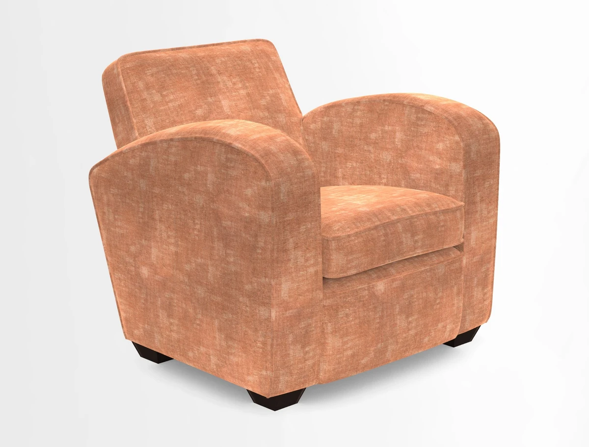 Montmartre Chair in V&A Brompton Collection Ikat Morning Blue