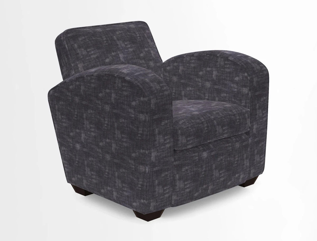 Montmartre Chair in V&A Brompton Collection Ikat Morning Blue