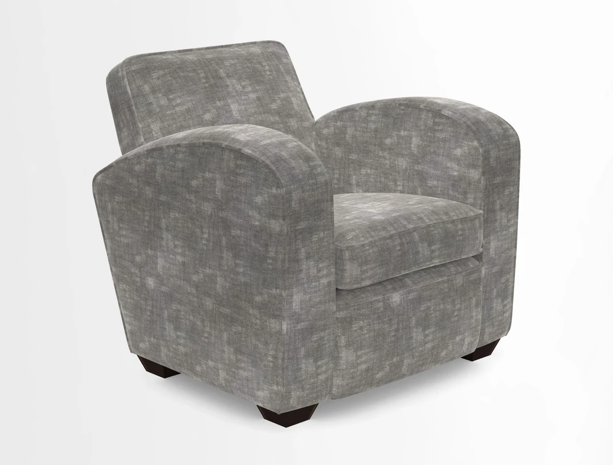 Montmartre Chair in V&A Brompton Collection Ikat Morning Blue