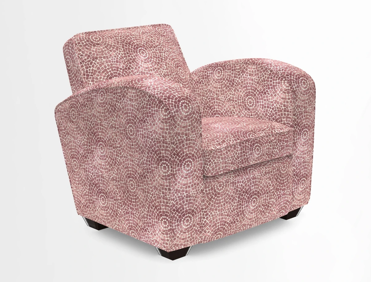 Montmartre Chair in V&A Brompton Collection Ikat Morning Blue