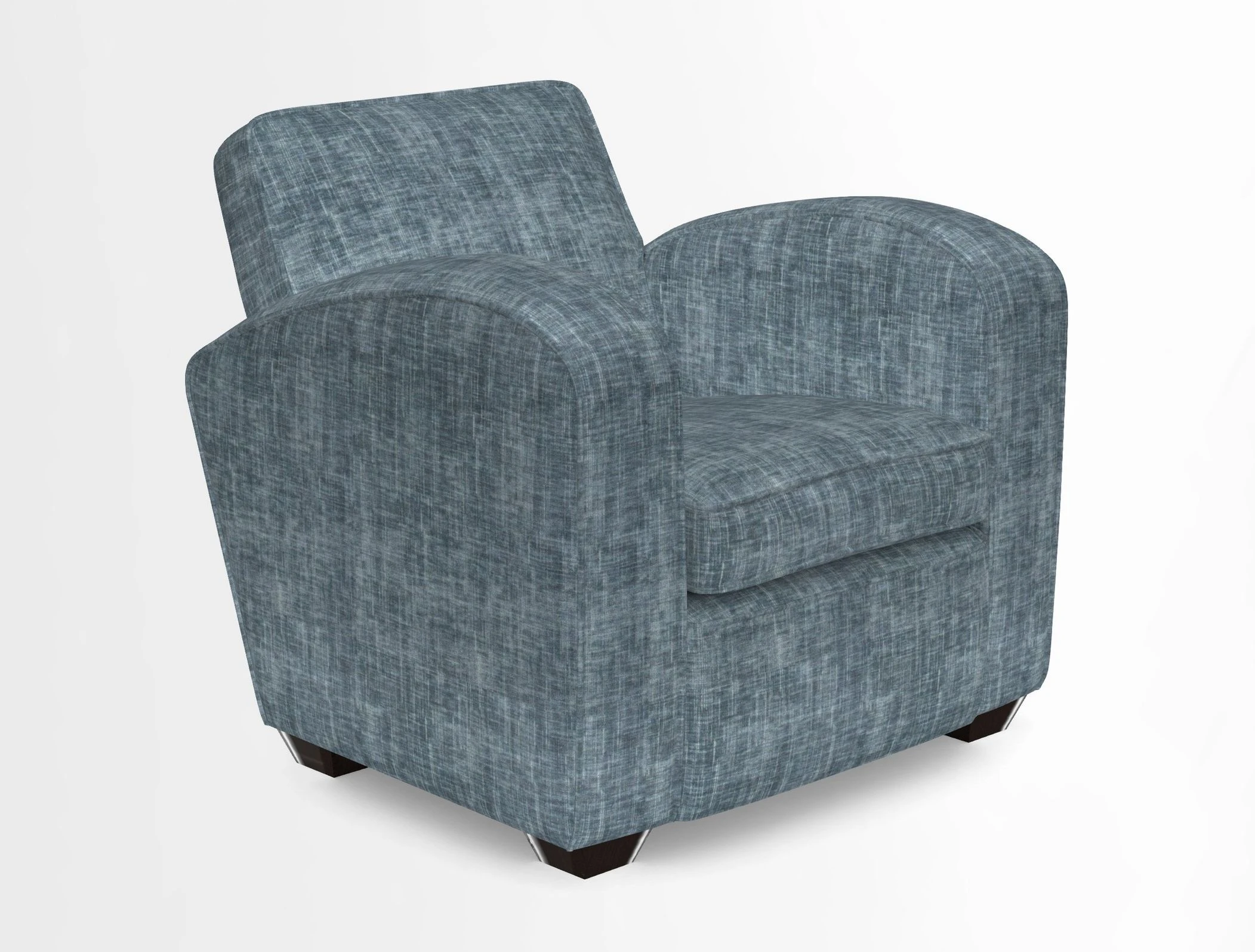 Montmartre Chair in V&A Brompton Collection Ikat Morning Blue