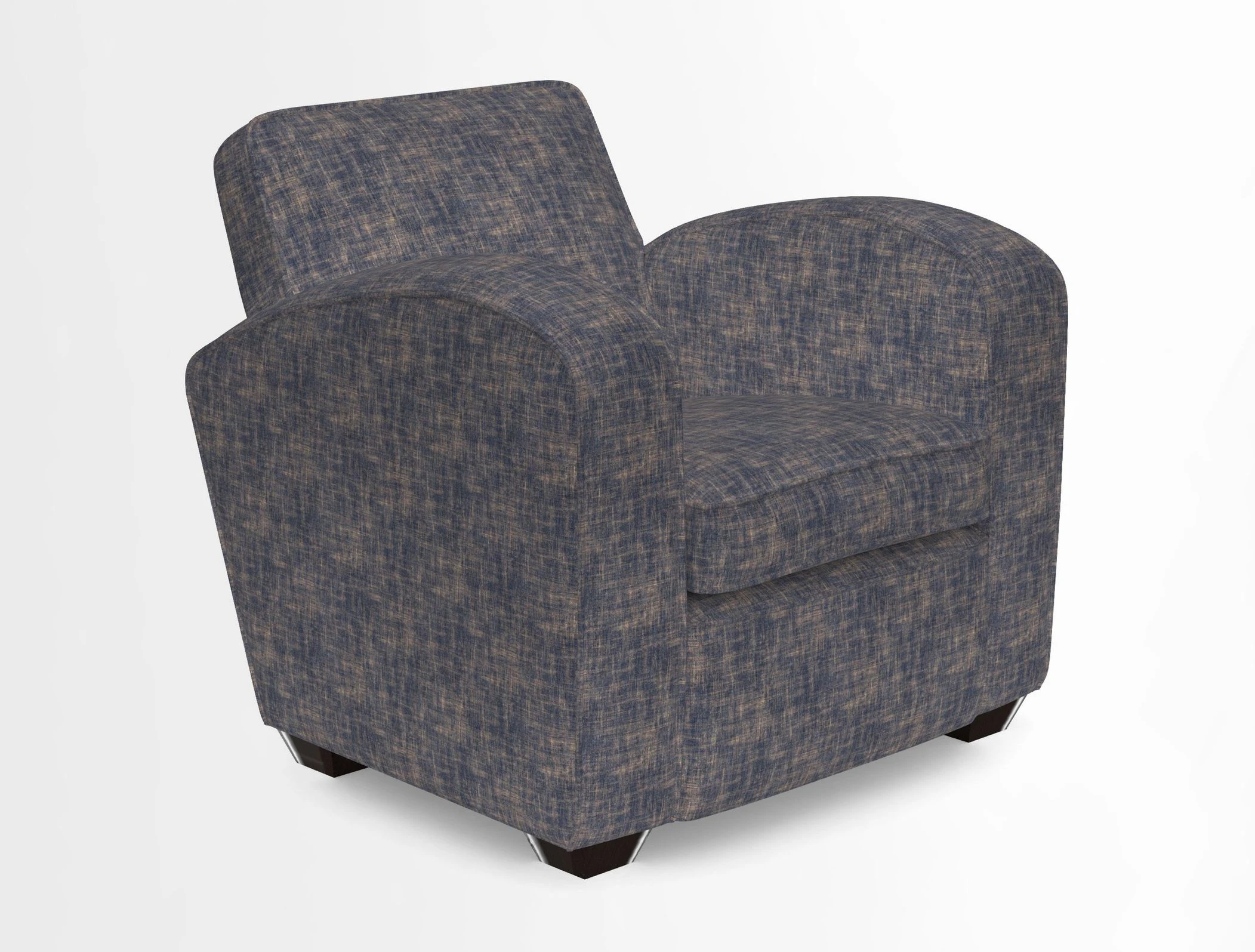 Montmartre Chair in V&A Brompton Collection Ikat Morning Blue