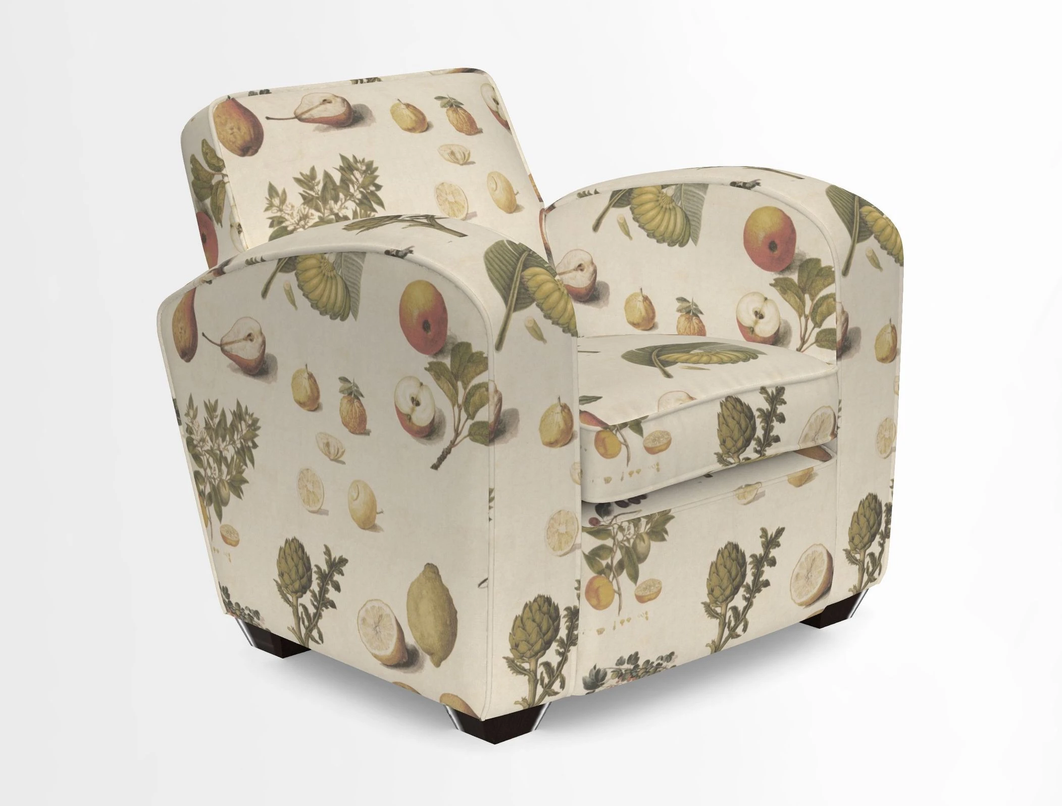Montmartre Chair in V&A Brompton Collection Ikat Morning Blue