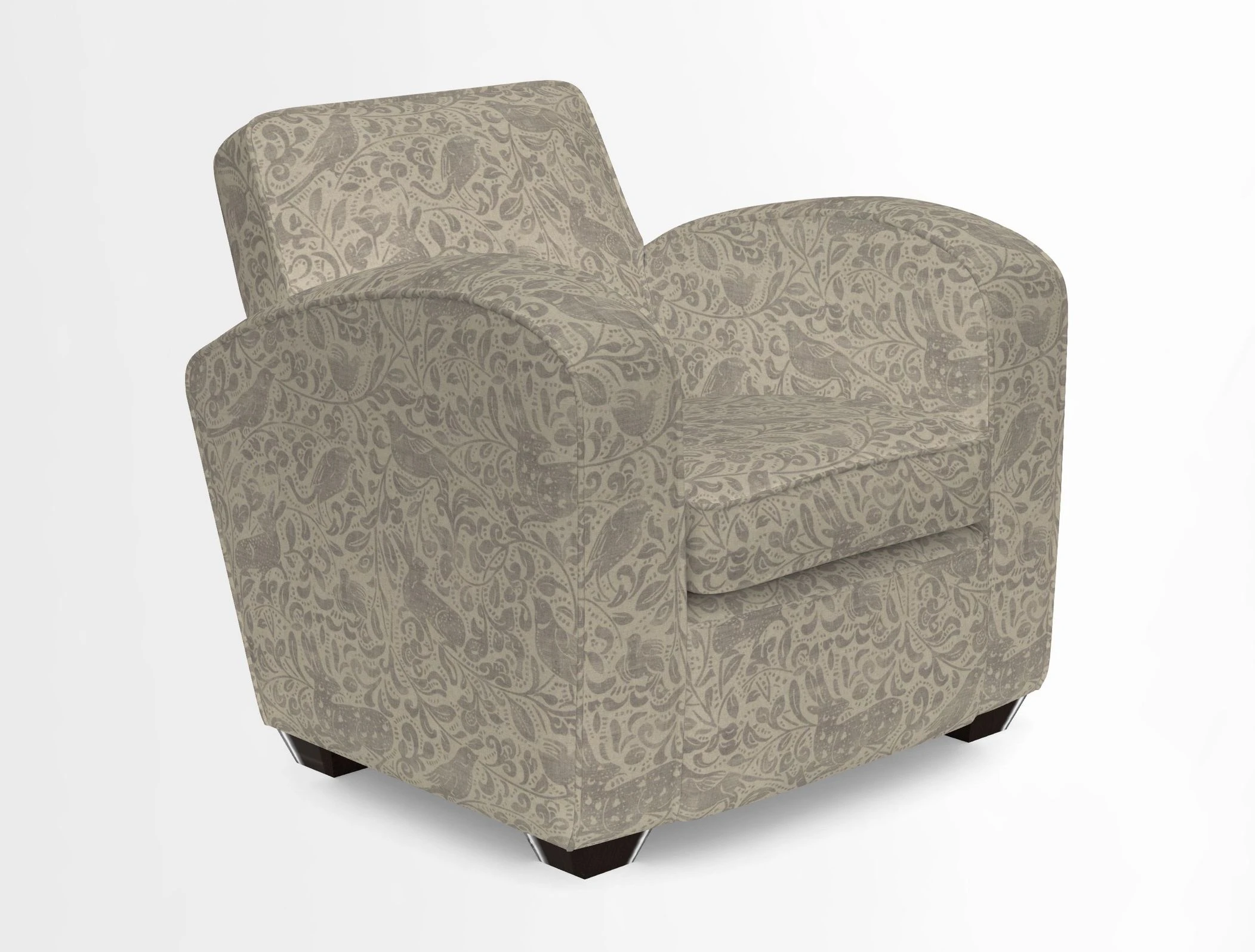 Montmartre Chair in V&A Brompton Collection Ikat Morning Blue