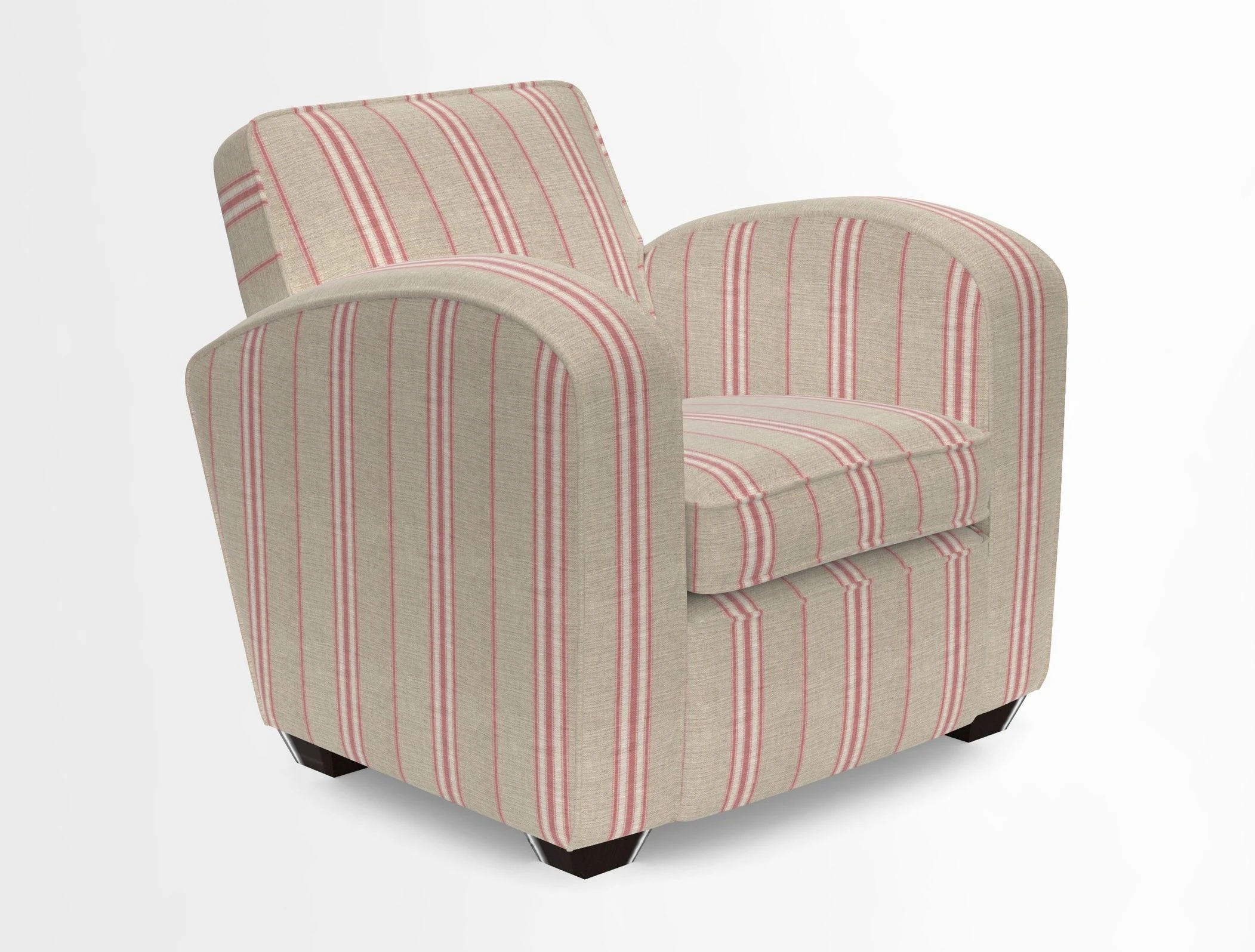 Montmartre Chair in V&A Brompton Collection Ikat Morning Blue