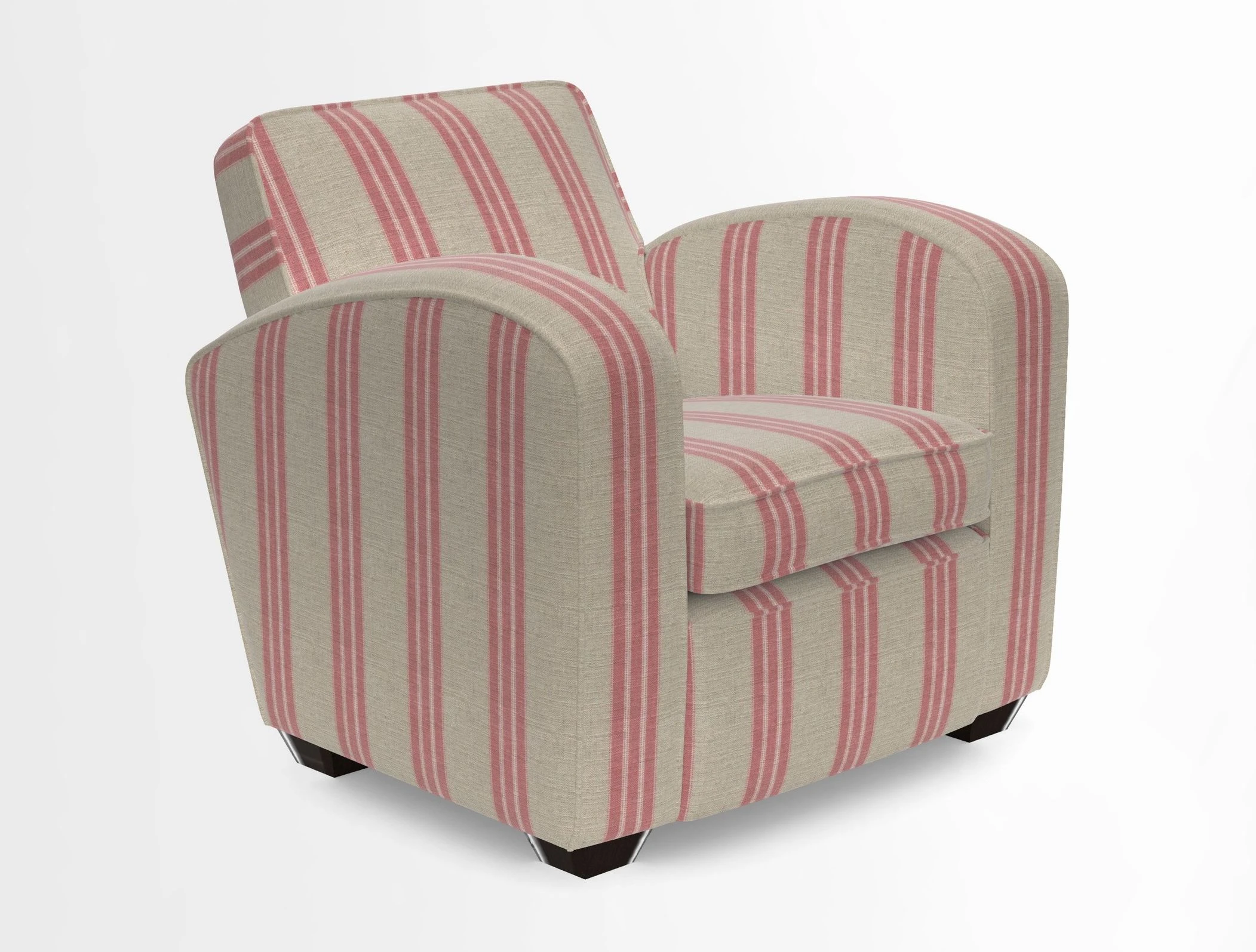 Montmartre Chair in V&A Brompton Collection Ikat Morning Blue