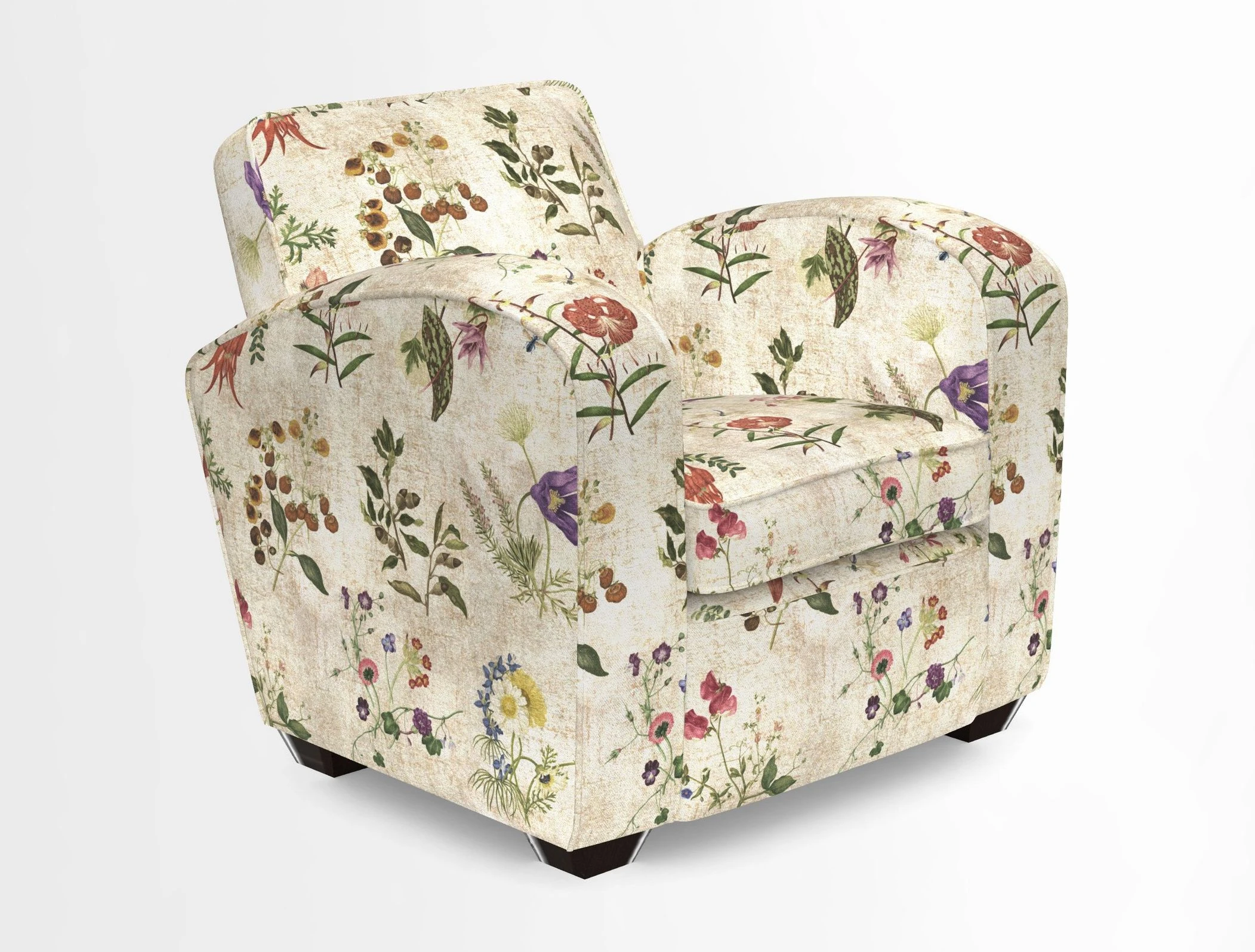 Montmartre Chair in V&A Brompton Collection Ikat Morning Blue