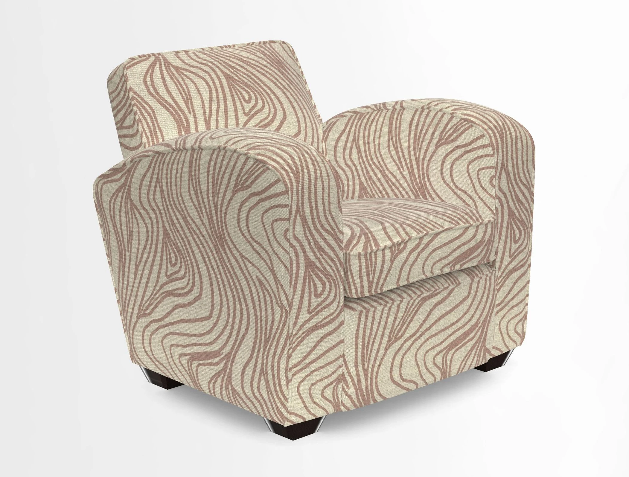 Montmartre Chair in V&A Brompton Collection Ikat Morning Blue