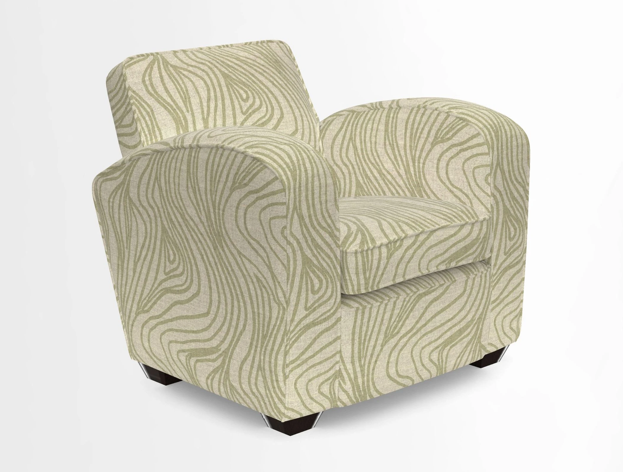 Montmartre Chair in V&A Brompton Collection Ikat Morning Blue