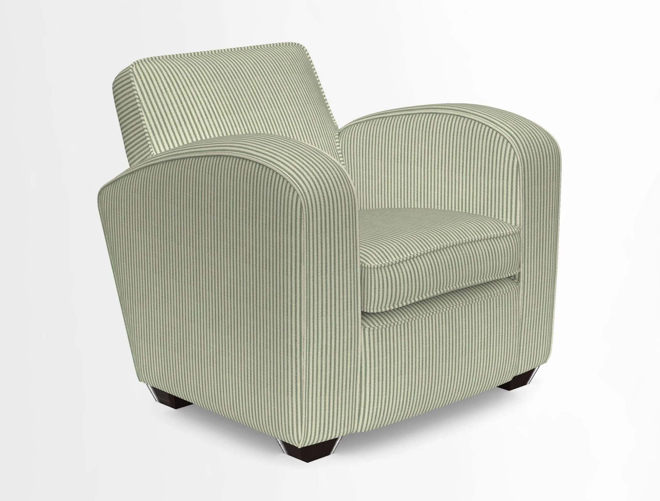 Montmartre Chair in V&A Brompton Collection Ikat Morning Blue