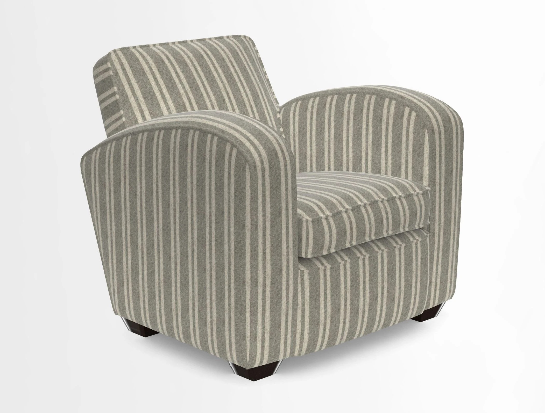 Montmartre Chair in V&A Brompton Collection Ikat Morning Blue