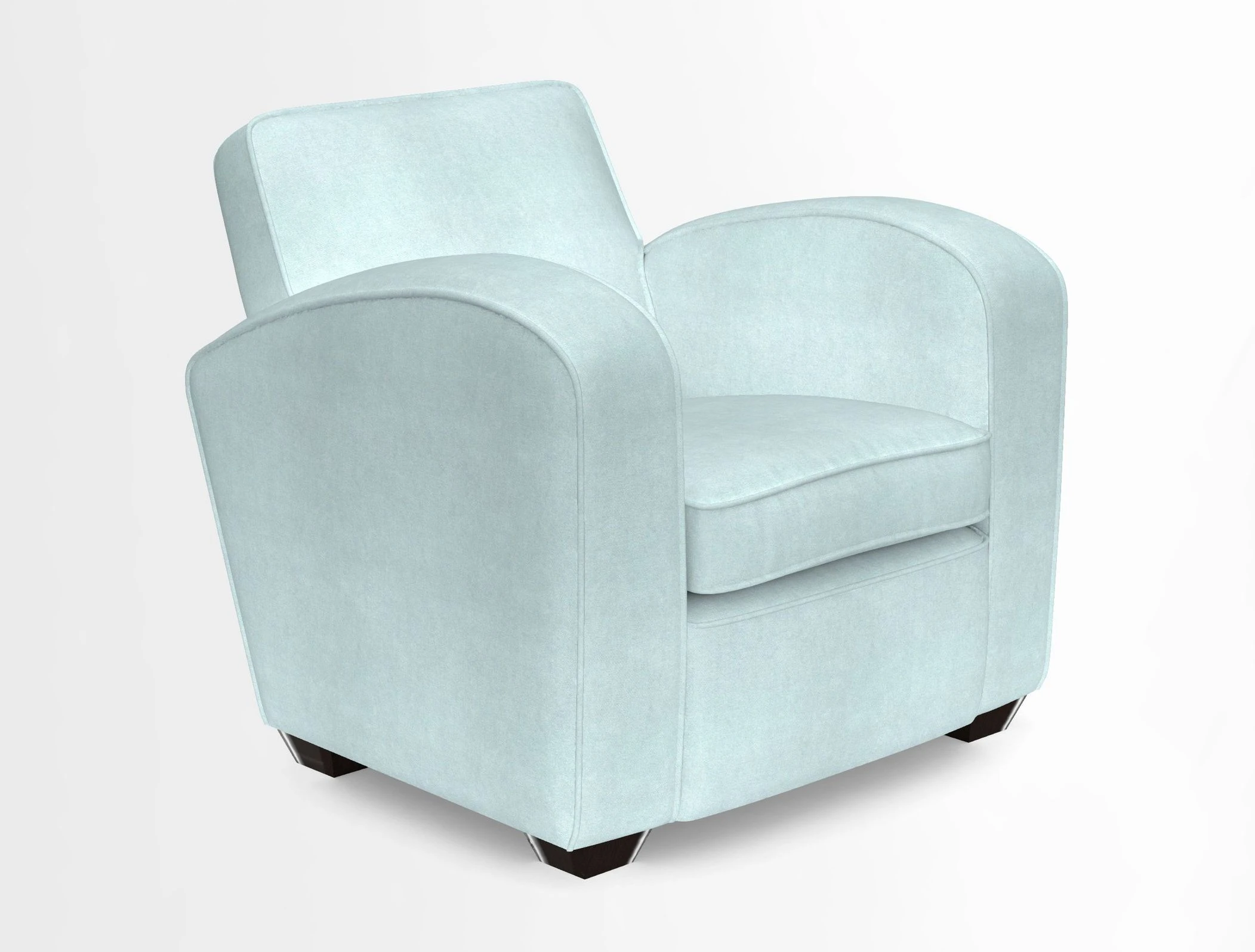 Montmartre Chair in V&A Brompton Collection Ikat Morning Blue