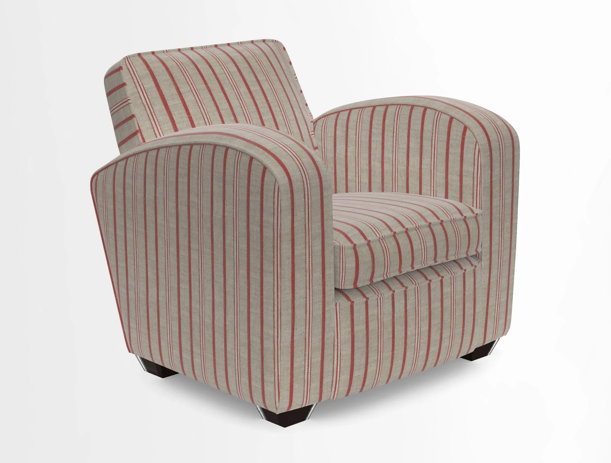 Montmartre Chair in V&A Brompton Collection Ikat Morning Blue