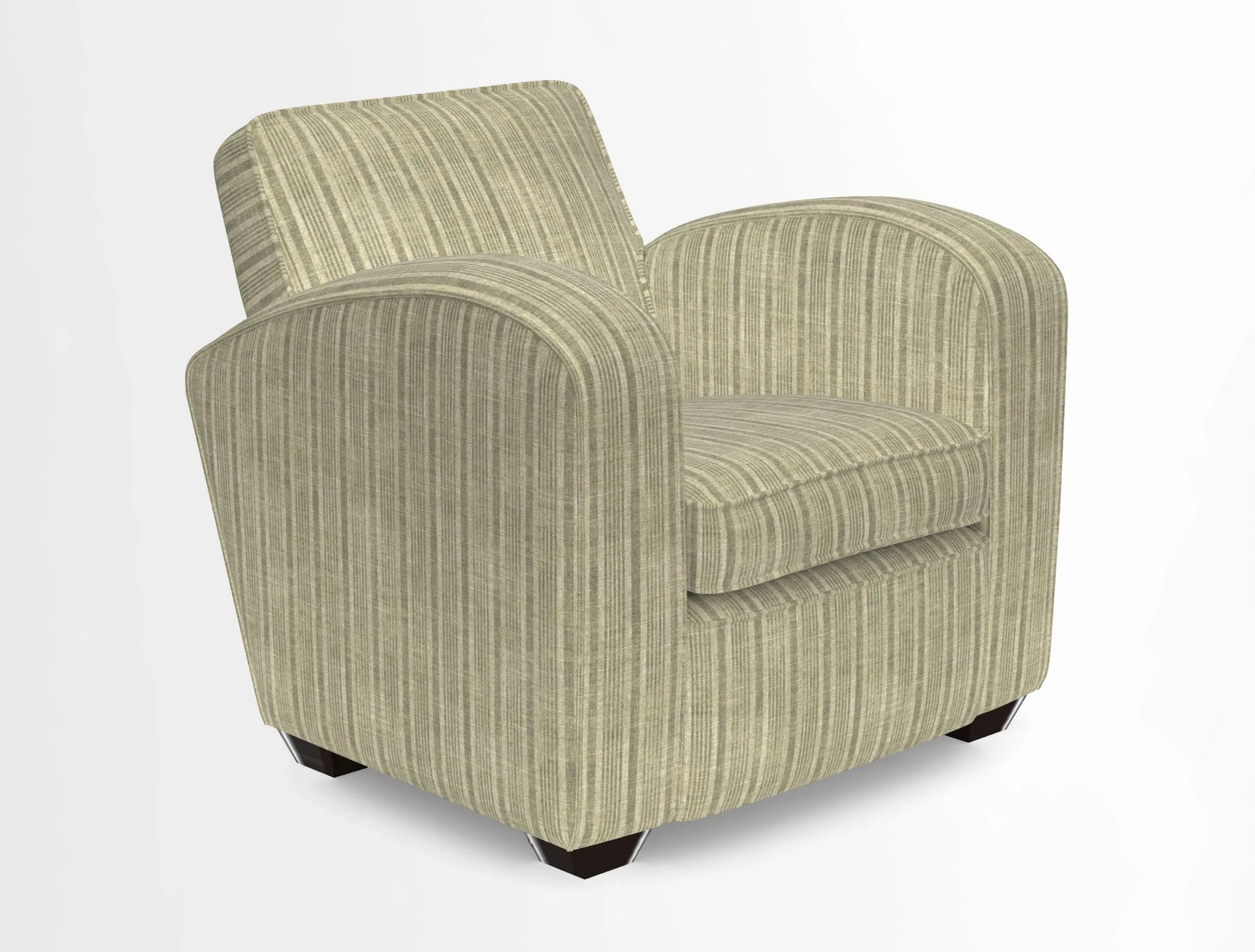 Montmartre Chair in V&A Brompton Collection Ikat Morning Blue