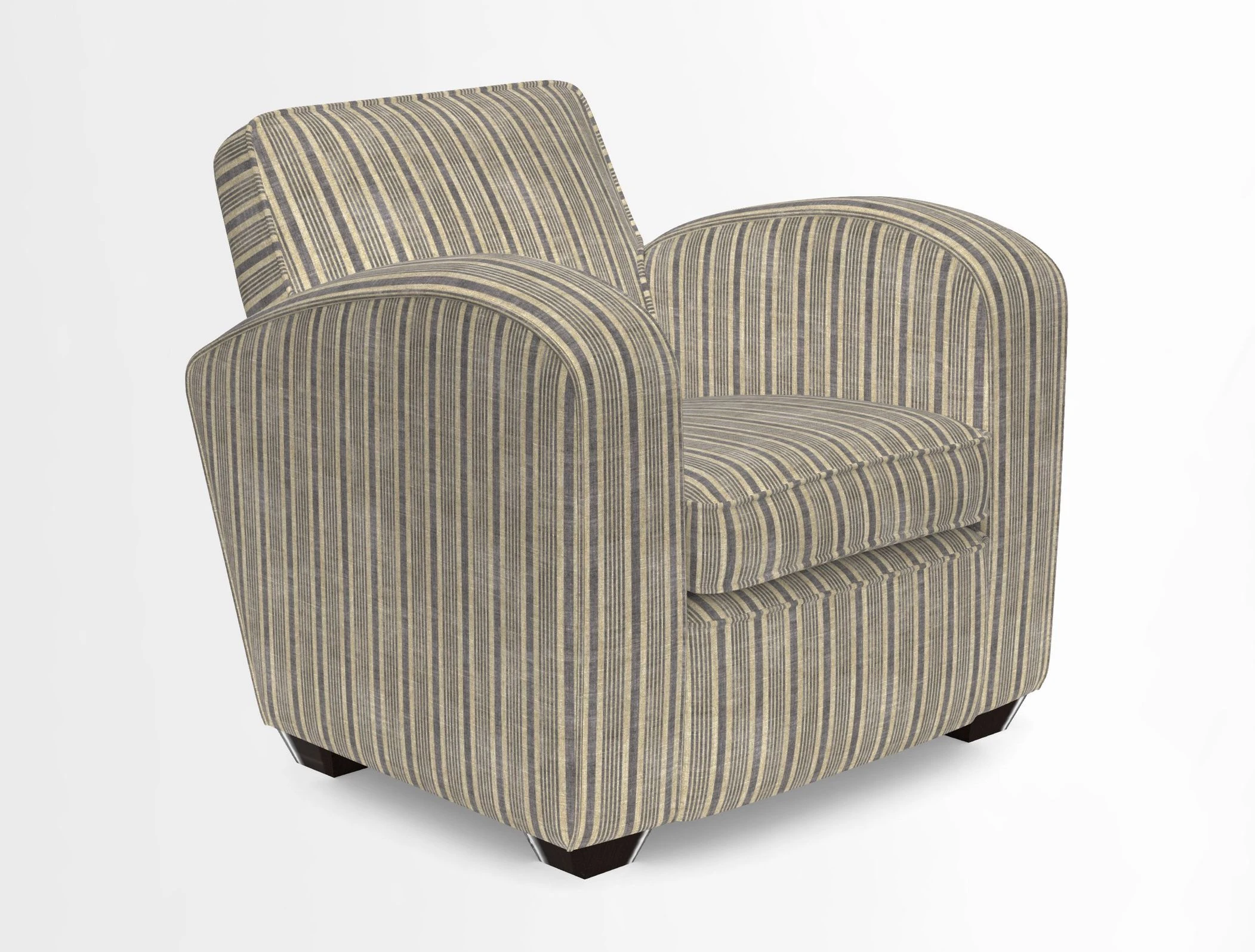 Montmartre Chair in V&A Brompton Collection Ikat Morning Blue