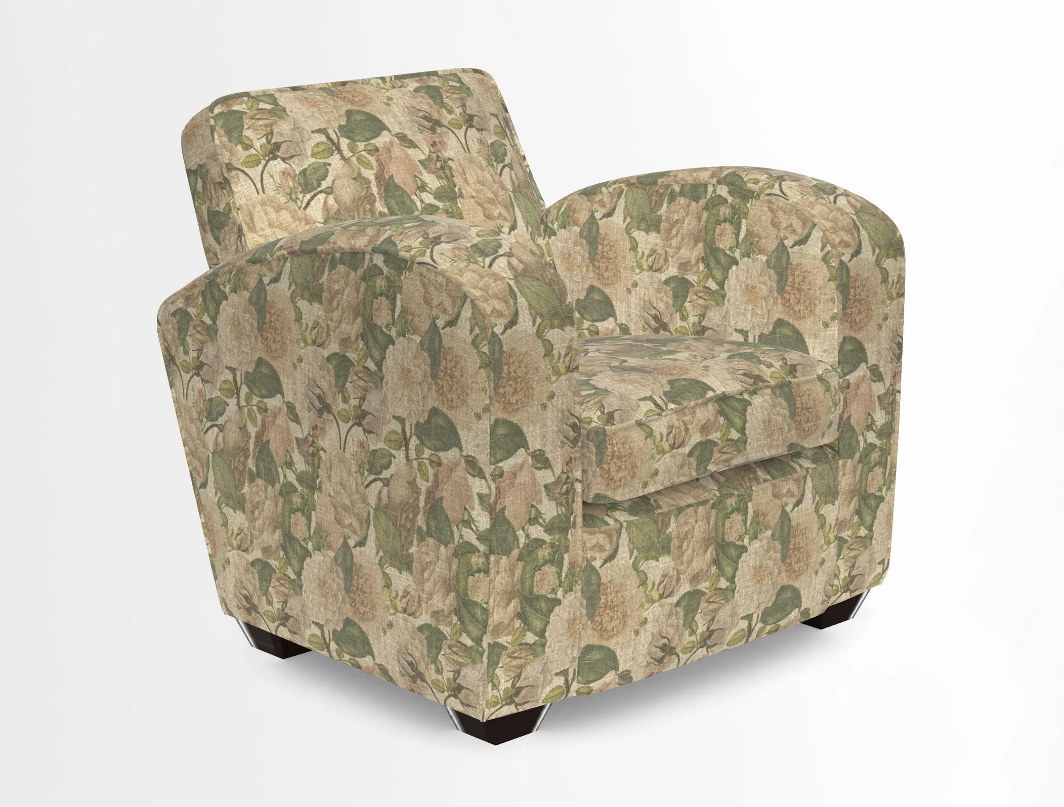 Montmartre Chair in V&A Brompton Collection Ikat Morning Blue