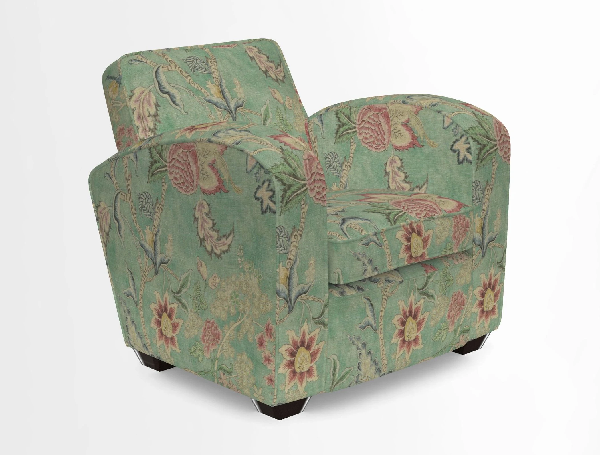 Montmartre Chair in V&A Brompton Collection Ikat Morning Blue