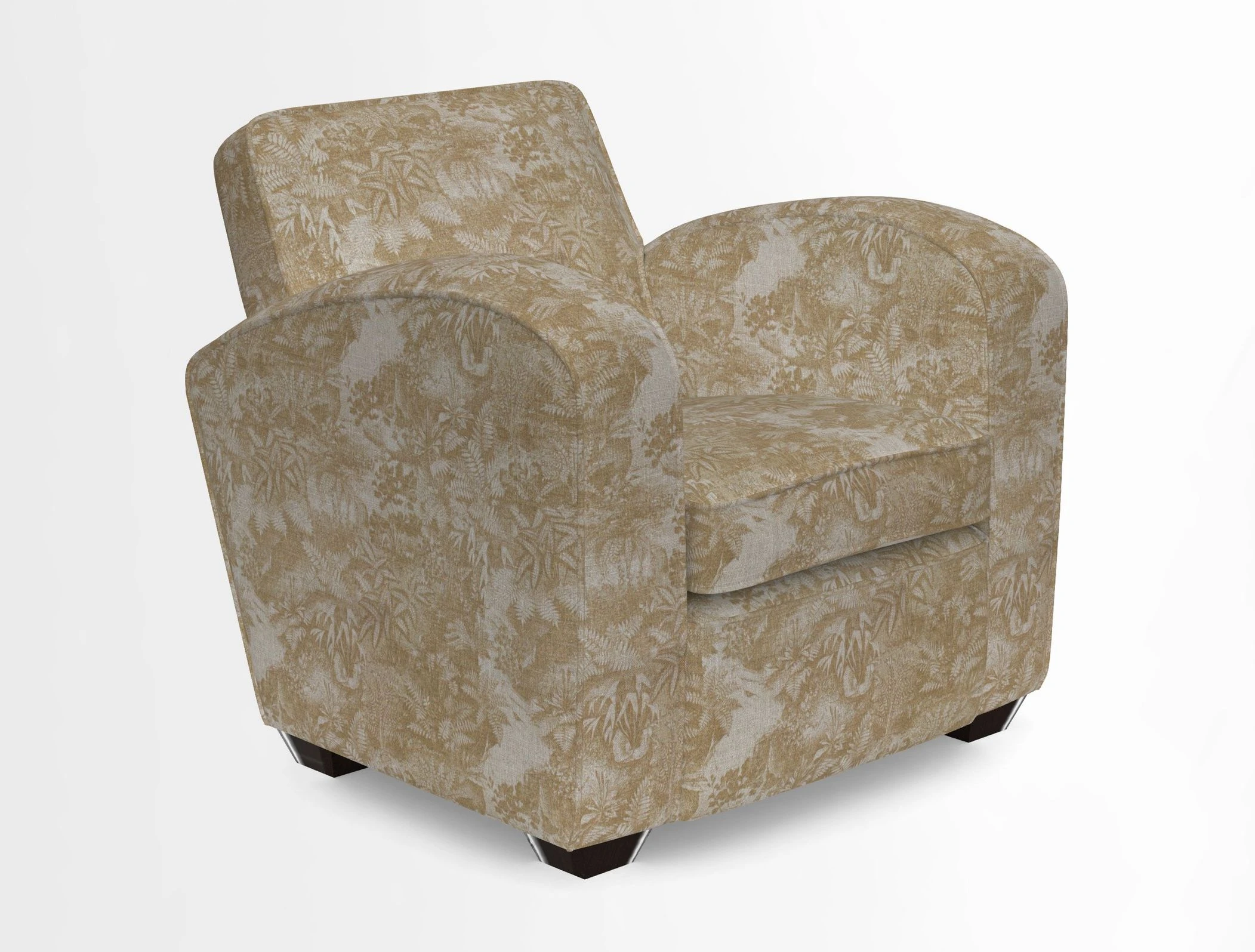 Montmartre Chair in V&A Brompton Collection Ikat Morning Blue