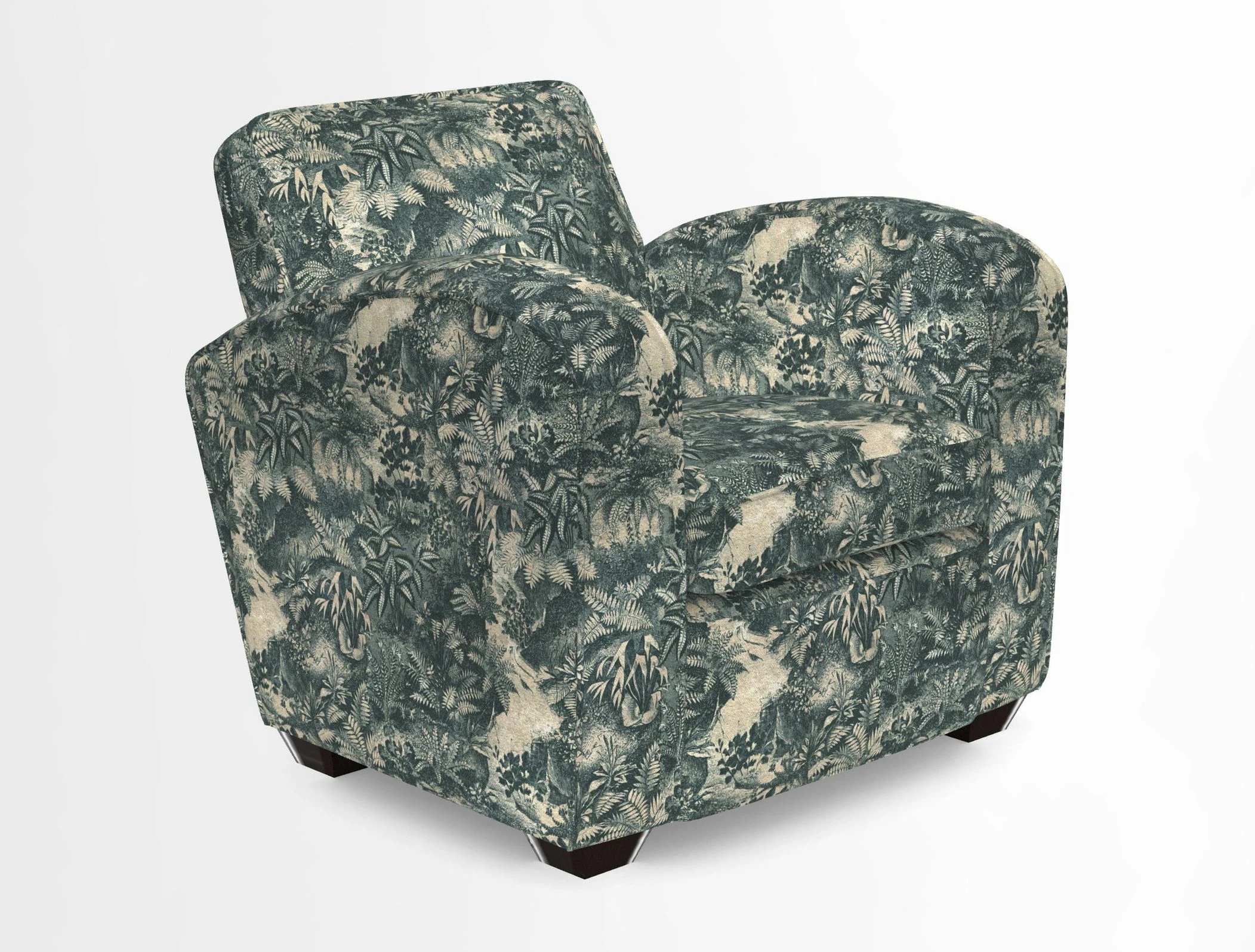 Montmartre Chair in V&A Brompton Collection Ikat Morning Blue