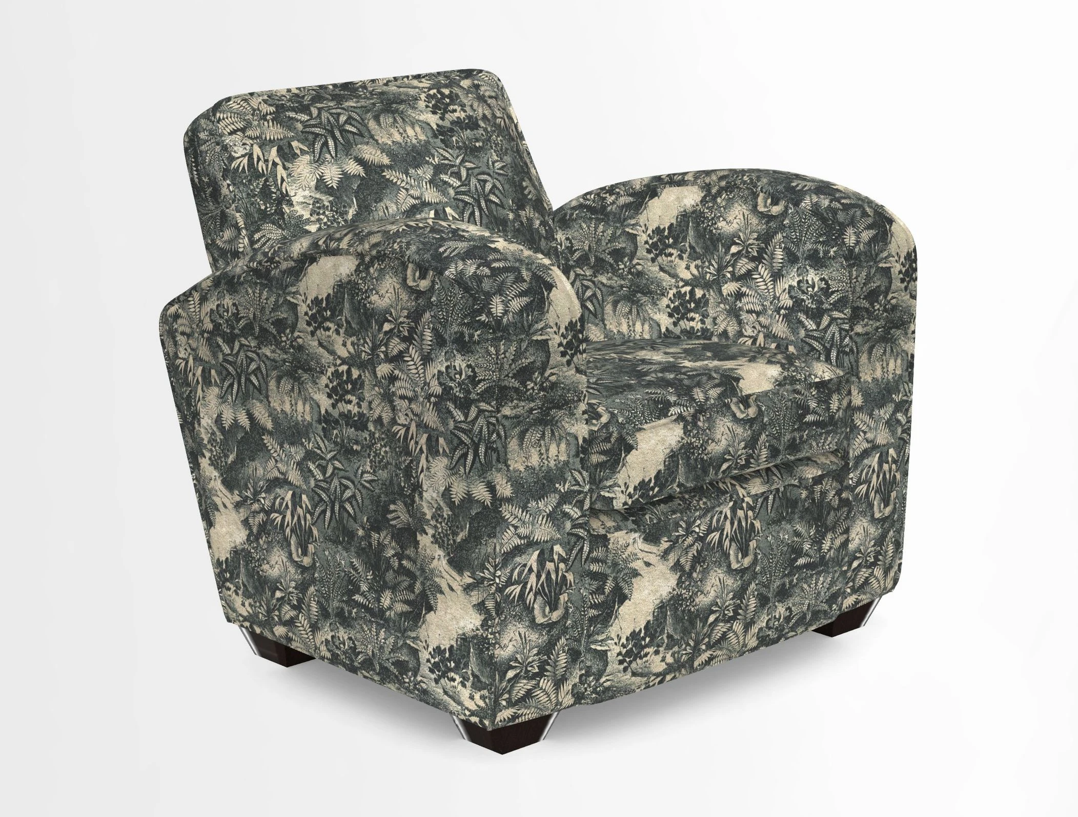 Montmartre Chair in V&A Brompton Collection Ikat Morning Blue