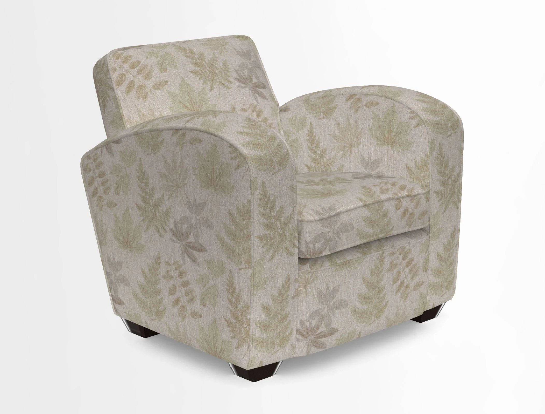 Montmartre Chair in V&A Brompton Collection Ikat Morning Blue